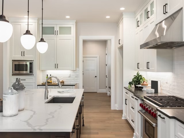 A refurbished kitchen